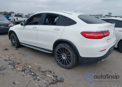 2018 Mercedes-Benz Glc 300 Coupe 4Matic из США, поврежденный, VIN WDC0J4KB9JF321921